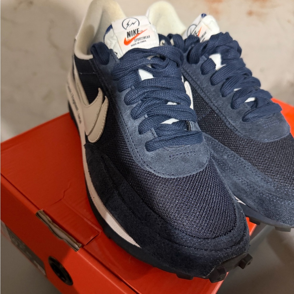 Nike Dark Blue and White Sacai